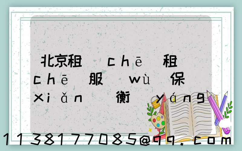 北京租車(chē)租車(chē)服務(wù)保險(xiǎn)(衡陽(yáng)市恒運(yùn)租車(chē)服務(wù)·租車(chē))