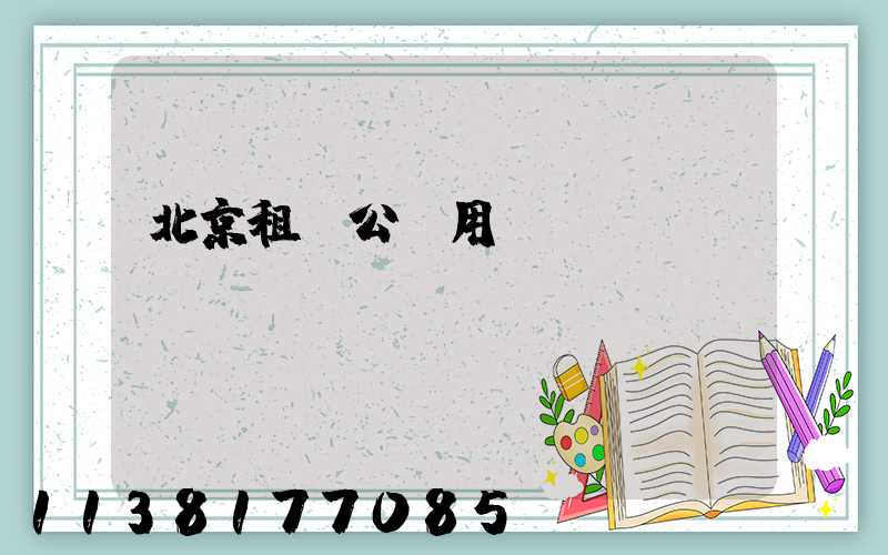 北京租車公務用車