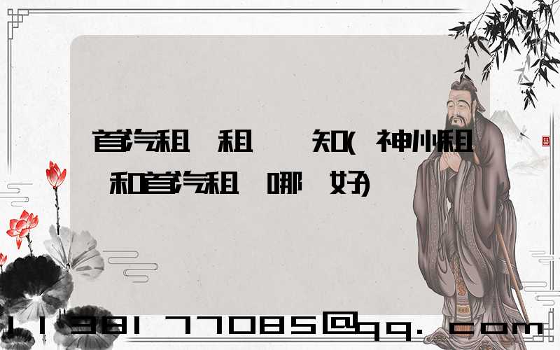 首汽租車租車須知(神州租車和首汽租車哪個好)